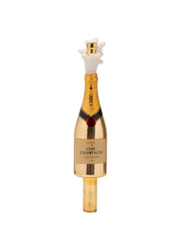 Vondels Champagne Popper Fles piek 15,5 cm Goud - Deal