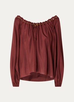 Zimmermann Dames Aster tuniek van zijde in de kleur Bordeauxrood, maat: 36
