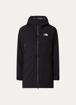The North Face Heren Range gewatterde parka met donsvulling in de kleur Zwart, maat: XL