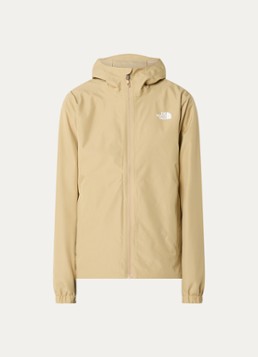 The North Face Heren Quest windjack met capuchon en ritszakken in de kleur Beige, maat: XL
