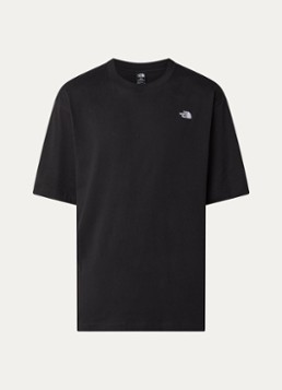 The North Face Heren Simple Dome T-shirt met logoborduring in de kleur Zwart, maat: S