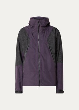 The North Face Dames Hike Spectra Gore-Tex windjack met ritszakken en capuchon in de kleur Paars, maat: M