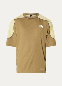 The North Face Heren T-shirt met logo in de kleur Khaki, maat: S