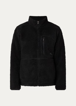 The North Face Heren Sweatvest van teddy met steekzakken in de kleur Zwart, maat: XS