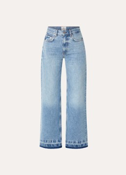 Anine Bing Dames Lewis high waist flared fit jeans met medium wassing in de kleur Blauw, maat: W 27