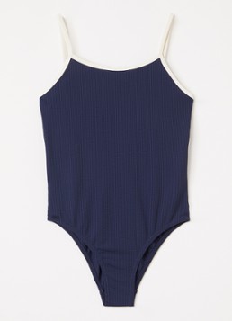 Konges Sløjd Meisjes Bowie badpak met applicatie in de kleur Donkerblauw, maat: 12M