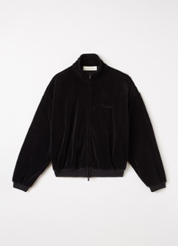 Fear of God Essentials Jongens Sweatvest met logoborduring in de kleur Zwart, maat: 8J=128