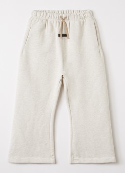 Fear of God Essentials Jongens Loose fit joggingbroek met logo in de kleur Grijsmele, maat: 8J=128