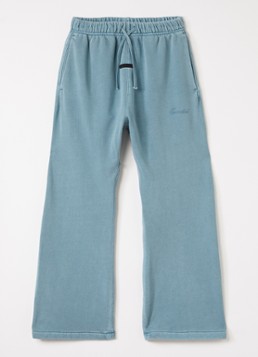 Fear of God Essentials Jongens Loose fit joggingbroek met steekzakken in de kleur Zeegroen, maat: 12J=152