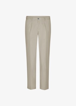 Profuomo Heren Regular fit chino met steekzakken in de kleur Beige, maat: 46