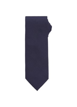 Profuomo Heren Stropdas van zijde in de kleur Blauw