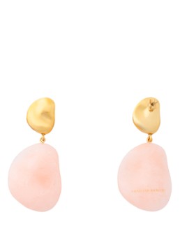 Vanessa Baroni Dames Double Nugget oorstekers met hanger