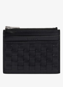 Sandro Heren Pasjeshouder met logo in de kleur Black / Zwart