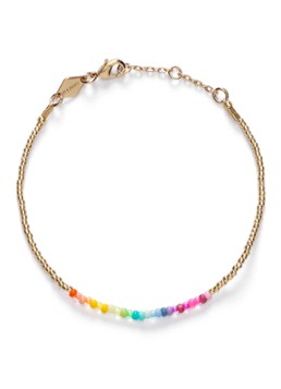 ANNI LU Dames Golden Rainbow armband verguld