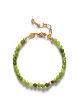 ANNI LU Dames Grasshopper armband in de kleur Groen, maat: OS
