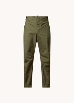 Moncler Heren Slim fit trackpants met ritszakken in de kleur Mosgroen, maat: L
