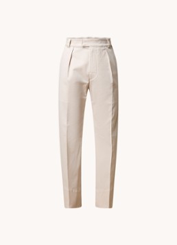 Moncler Heren Straight fit pantalon met steekzakken in de kleur Creme, maat: 50