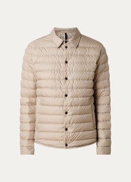 Moncler Heren Bourdon gewatteerd jack met donsvulling in de kleur Beige, maat: 2/M