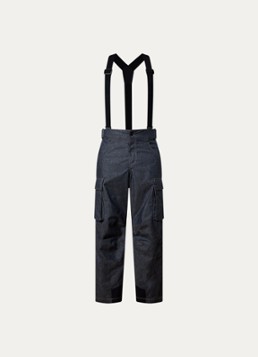 Moncler Heren Loose fit skibroek met klepzakken in de kleur Indigo, maat: M