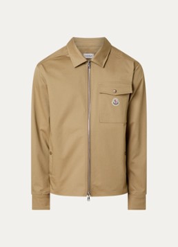 Moncler Heren Camicia overshirt met borstzak in de kleur Cognac, maat: M