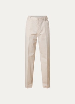 Moncler Heren Straight fit pantalon met steekzakken in de kleur Creme, maat: 50