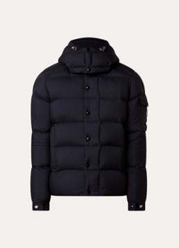 Moncler Heren Maya puffer jack met donsvulling en ritszakken in de kleur Zwart, maat: 1/S