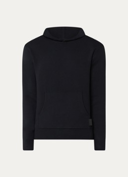 Sandro Heren Hoodie met kangoeroezak in de kleur Zwart