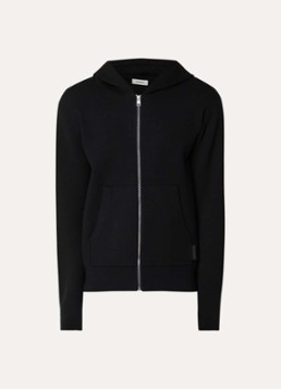Sandro Heren Sweatvest met capuchon in de kleur Zwart