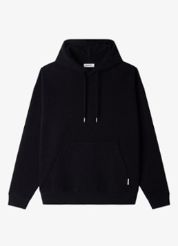 Sandro Heren Hoodie met logo in de kleur Donkerblauw