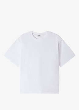 Sandro Heren Oversized T-shirt met ronde hals in de kleur Wit