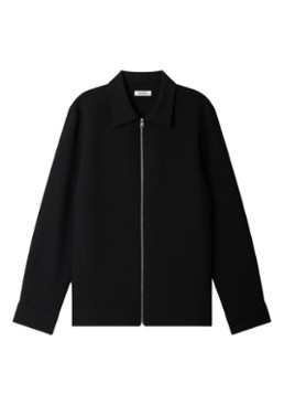 Sandro Heren Regular fit overshirt in de kleur Zwart