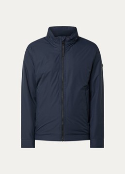 Strellson Heren Gewatteerd jack met opstaande kraag in de kleur Donkerblauw, maat: 50