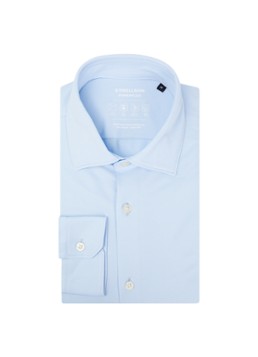 Strellson Heren Powerflex regular fit overhemd met stretch in de kleur Lichtblauw, maat: XXL