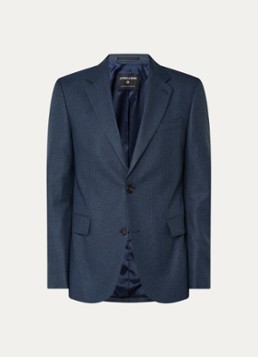 Strellson Heren Aiden regular fit colbert met klepzakken in de kleur Donkerblauw, maat: 54