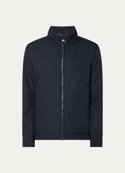 Strellson Heren Light Gewatteerd jack met opbergbare capuchon in de kleur Donkerblauw, maat: 52