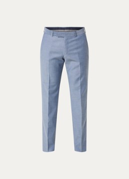 Strellson Heren Melvin slim fit pantalon met steekzakken in de kleur Royalblauw, maat: 52