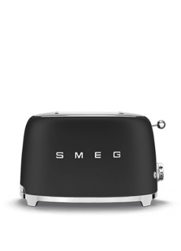 SMEG 50's Style broodrooster 2-slots TSF01BLMEU Mat zwart - Deal