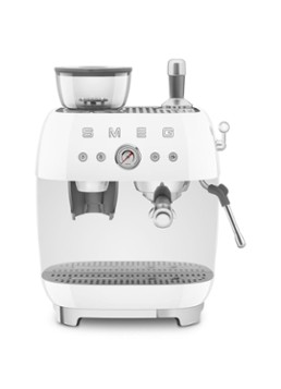 SMEG 50's Style handmatige espressomachine EGF03WHEU Wit - Deal