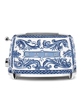SMEG Dolce & Gabbana Blu Mediterraneo broodrooster TSF01DGBEU Blu Mediterraneo - Deal