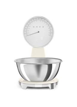 SMEG Digitale analoog keukenweegschaal Beige - Deal