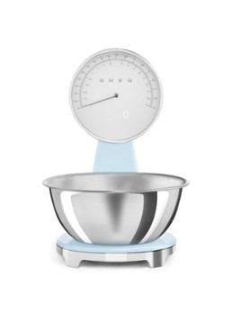 SMEG Digitale analoog keukenweegschaal Lichtblauw - Deal
