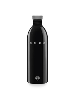 SMEG Urban waterfles 1 liter Zwart - Deal