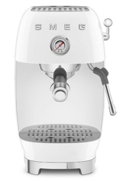 SMEG 50's Style handmatige espressomachine ECF03 Wit - Deal