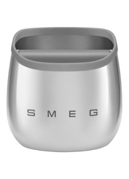 SMEG Koffie afklopbak 12,6 cm Metallic - Deal