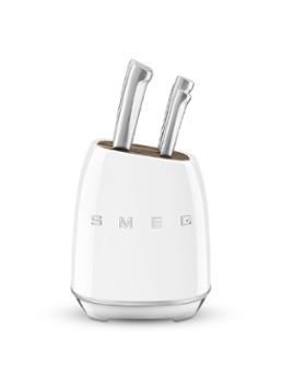 SMEG 50's Style messenblok met messenset 6-delig Wit - Deal