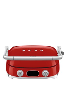SMEG 50's Style multi grill MGF01RDEU Rood - Deal