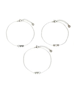 My Jewellery Dames Armbanden set van 3 in de kleur Zilver