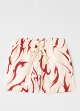 OAS Jongens Tribalo zwemshorts met grafische print in de kleur Beige, maat: 146-152/10-12Y