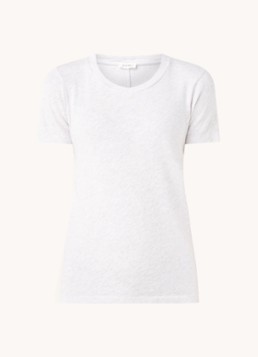 American Vintage Dames Sonoma T-shirt met ronde hals in de kleur Lichtgrijs, maat: S
