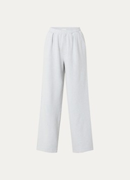 American Vintage Dames Dantown high waist straight fit joggingbroek met steekzakken in de kleur Grijsmele, maat: L
